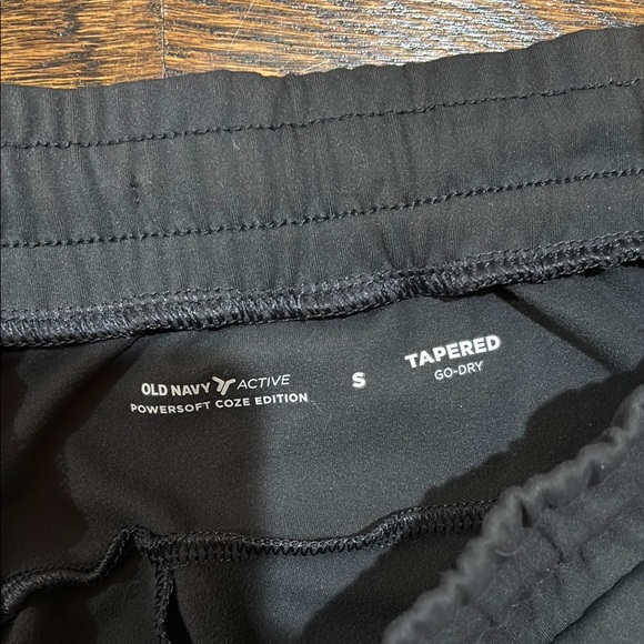 Old Navy Gray Sweatpants with Tapered Leg and Elastic Waistband - Picture 2 of 3